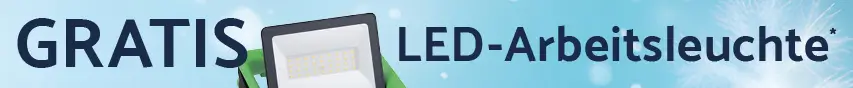 Gratis LED-Arbeitsleuchte